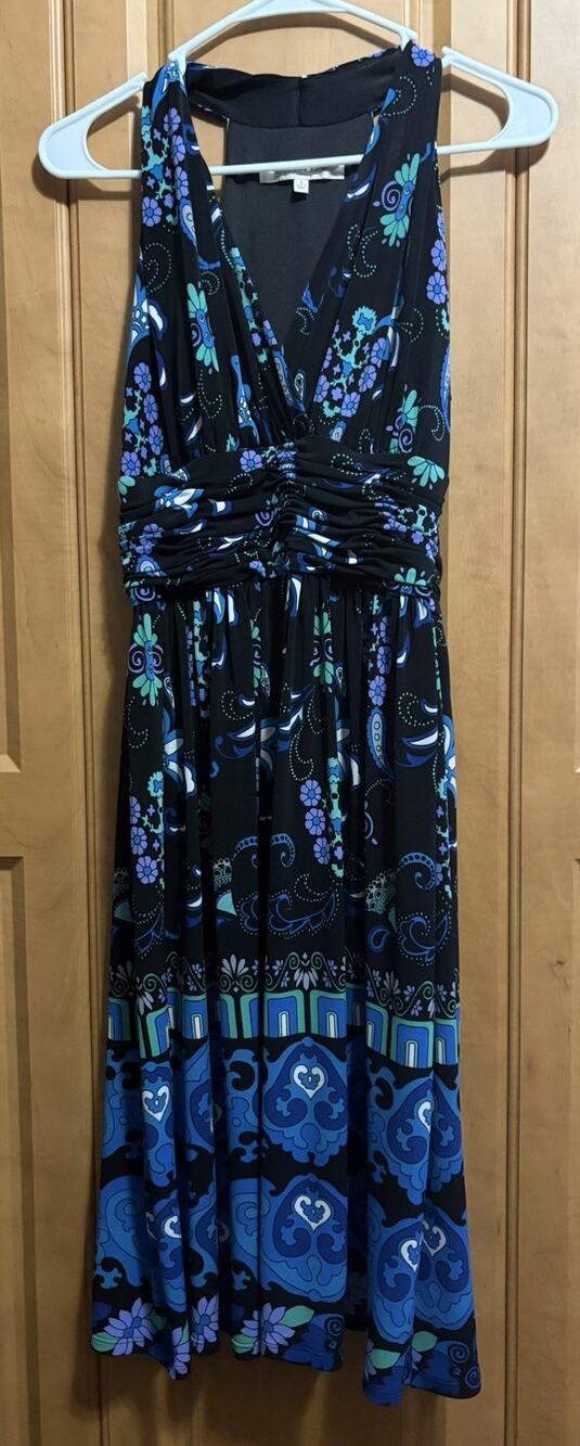 Evan Picone Multi Color Dress Size 6